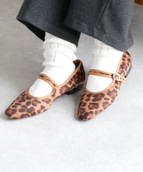 cepo(セポ)の「メリージェーンパンプス(パンプス・レディース・レオパード/ダークブラウン・M/L)」の3枚目の写真