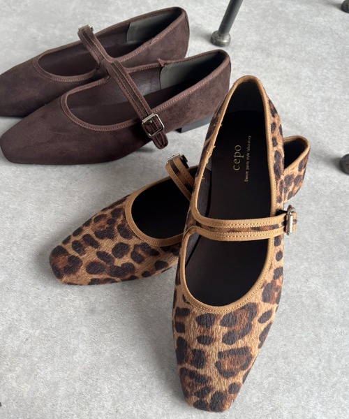 cepo(セポ)の「メリージェーンパンプス(パンプス・レディース・レオパード/ダークブラウン・M/L)」の5枚目の写真