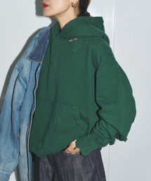KURO | KURO MORE DAMAGE WASHED SWEAT PARKA 964072：スウェット(スウェット)