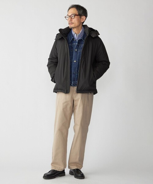 セール】SHIPS: ルミレット(R) ウール × 河田ダウン ジャケット