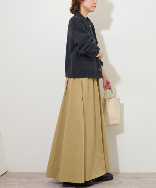 JOURNAL STANDARD relume（ジャーナルスタンダード　レリューム）の「《WEB限定追加》ダブルニットジャケット（カーディガン/ボレロ・レディース・チャコールグレー/ネイビー・FREE）」の12枚目の写真