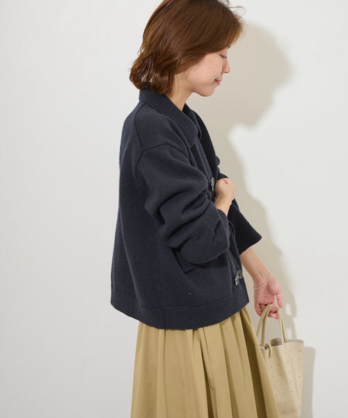 WEB限定追加》ダブルニットジャケット（カーディガン/ボレロ