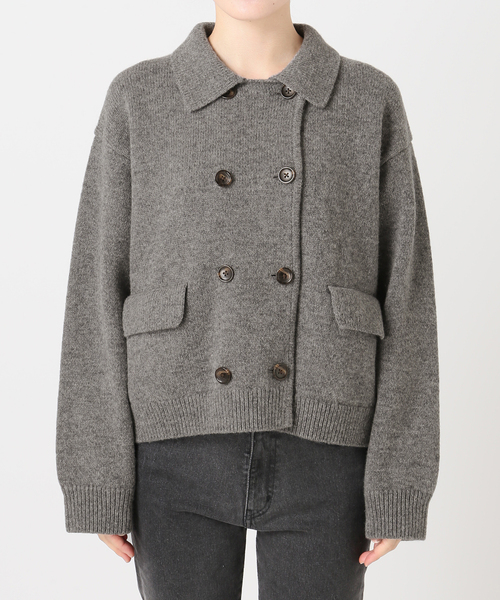セール】《WEB限定追加》ダブルニットジャケット（カーディガン/ボレロ