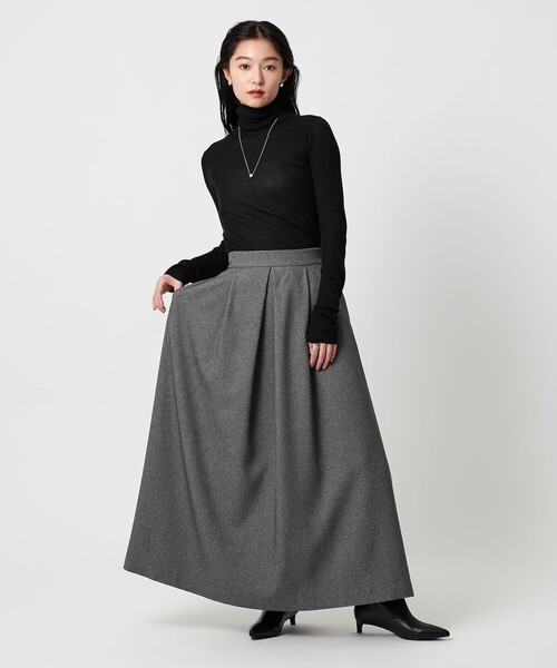 MARW UNITED ARROWS（マルゥ ユナイテッドアローズ）の「＜MARW UNITED ARROWS＞ツイードライク スカート（スカート・レディース・ブラック/ダークグレー・36/38）」の5枚目の写真