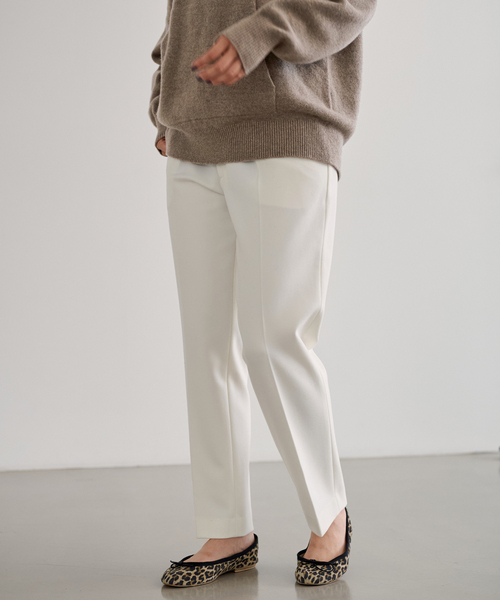 FRAMeWORK（フレームワーク）の「≪追加≫T/R両面起毛パンツ 2（スラックス・レディース・ホワイト/ネイビー/ブラック/チャコールグレー/グレー・34/36/38/40）」の13枚目の写真