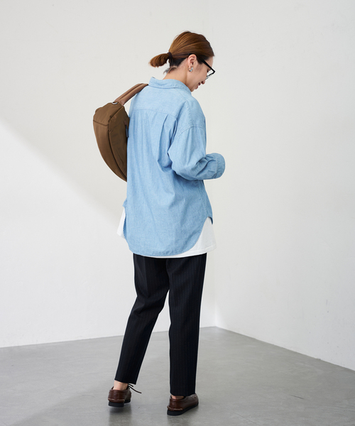 FRAMeWORK（フレームワーク）の「≪追加≫T/R両面起毛パンツ 2（スラックス・レディース・ホワイト/ネイビー/ブラック/チャコールグレー/グレー・34/36/38/40）」の18枚目の写真