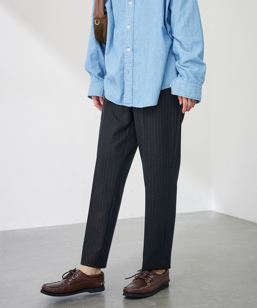 FRAMeWORK（フレームワーク）の「≪追加≫T/R両面起毛パンツ 2（スラックス・レディース・ホワイト/ネイビー/ブラック/チャコールグレー/グレー・34/36/38/40）」の21枚目の写真