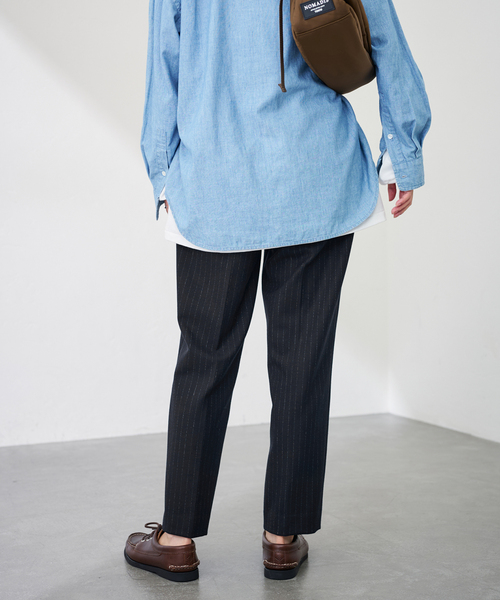 FRAMeWORK（フレームワーク）の「≪追加≫T/R両面起毛パンツ 2（スラックス・レディース・ホワイト/ネイビー/ブラック/チャコールグレー/グレー・34/36/38/40）」の22枚目の写真