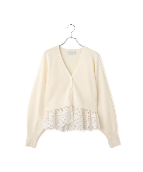 セール】バテンレースコンビニットカーディガン（カーディガン/ボレロ