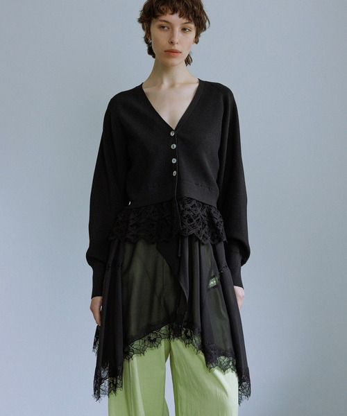 セール】バテンレースコンビニットカーディガン（カーディガン/ボレロ