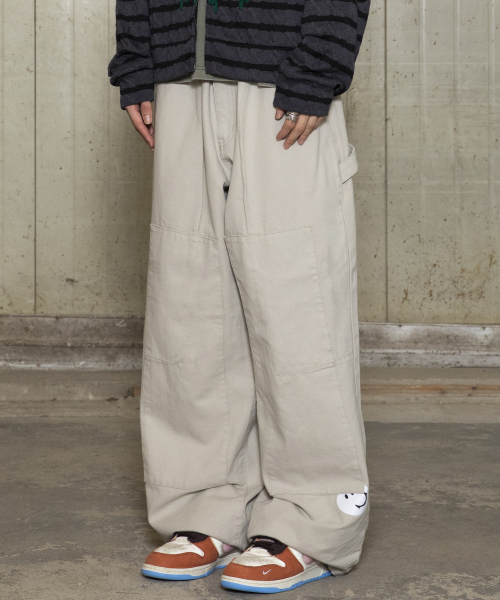 GLACK(グラック)の「GP156 ベイルドカーペンターパンツ (クリーム)(その他パンツ・レディース・その他・SMALL/MEDIUM/LARGE)」の6枚目の写真