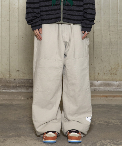 GLACK(グラック)の「GP156 ベイルドカーペンターパンツ (クリーム)(その他パンツ・レディース・その他・SMALL/MEDIUM/LARGE)」の7枚目の写真