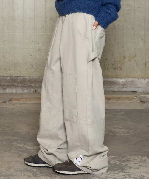 GLACK(グラック)の「GP156 ベイルドカーペンターパンツ (クリーム)(その他パンツ・レディース・その他・SMALL/MEDIUM/LARGE)」の8枚目の写真