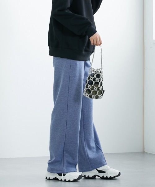 slattgir（スラットジール）の「高身長　裏起毛ピンタックワイドパンツ（トールサイズ）（その他パンツ・レディース・チャコールグレー/ブルー/杢グレー・TLL/TL/TM/T3L/T4L/T5L）」の22枚目の写真