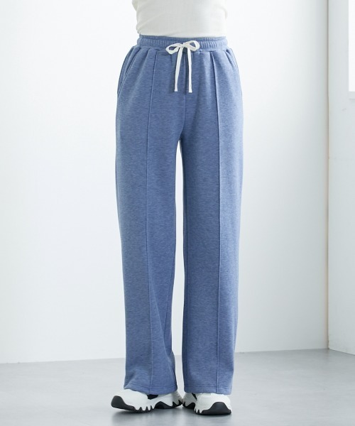 slattgir（スラットジール）の「高身長　裏起毛ピンタックワイドパンツ（トールサイズ）（その他パンツ・レディース・チャコールグレー/ブルー/杢グレー・TLL/TL/TM/T3L/T4L/T5L）」の8枚目の写真