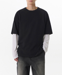 リラックスドラグランTシャツ[ブラック]