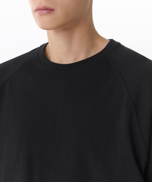 MUSINSA STANDARD（ムシンサスタンダード）の「リラックスドラグランTシャツ[ブラック]（Tシャツ/カットソー・メンズ・その他・SMALL/MEDIUM/LARGE/X-LARGE/XX-LARGE/XXX-LARGE）」の3枚目の写真