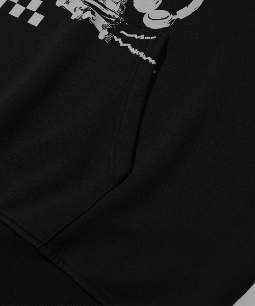 TRILLION(トリリオン)の「スケートボードグラフィックオーバーフィットフード(BLACK)(パーカー・レディース・その他・X-LARGE/SMALL/MEDIUM/LARGE)」の9枚目の写真