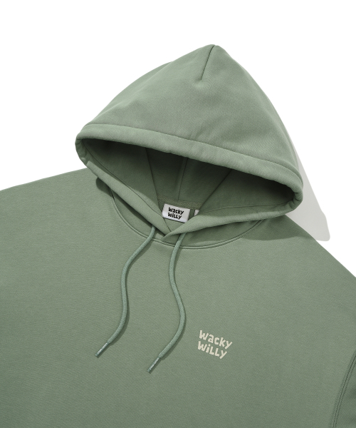 Wacky WiLLy(ワッキーウィリー)の「ワキウィリーサインロゴフードグリーン(パーカー・レディース・その他・X-LARGE/SMALL/MEDIUM/LARGE)」の4枚目の写真