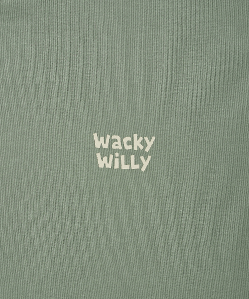 Wacky WiLLy(ワッキーウィリー)の「ワキウィリーサインロゴフードグリーン(パーカー・レディース・その他・X-LARGE/SMALL/MEDIUM/LARGE)」の5枚目の写真