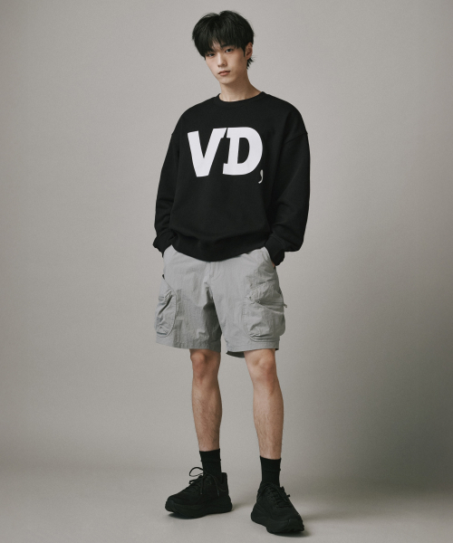 Verdnt（バーダント）の「ボリュームカーゴナイロンショートパンツ[グレー]（その他パンツ・レディース・グレー・X-LARGE/SMALL/MEDIUM/LARGE）」の5枚目の写真
