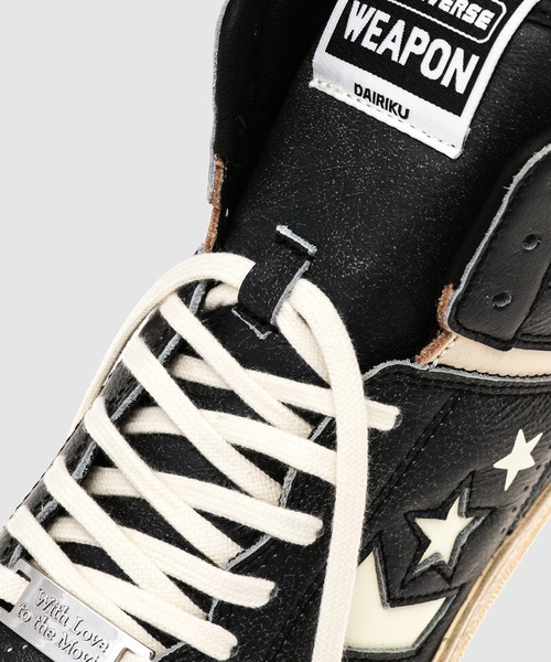 DAIRIKU（ダイリク）の「WEAPON HI / DK BLACK/WHITE（スニーカー・メンズ・ブラック系その他・25.0cm/26.0cm/27.0cm/28.0cm/29.0cm/24.5cm/25.5cm/26.5cm/27.5cm/24.0cm）」の19枚目の写真