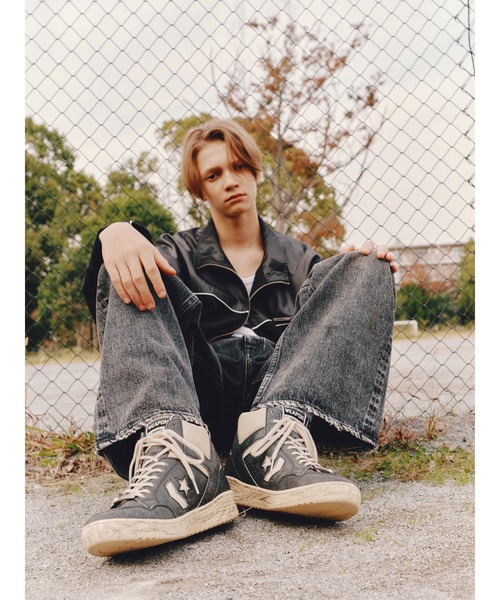 DAIRIKU（ダイリク）の「WEAPON HI / DK BLACK/WHITE（スニーカー・メンズ・ブラック系その他・25.0cm/26.0cm/27.0cm/28.0cm/29.0cm/24.5cm/25.5cm/26.5cm/27.5cm/24.0cm）」の2枚目の写真