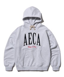 AECA（エイカ）の「AECA SYMBOL FELT HOODIE-LIGHT GREY（パーカー）」