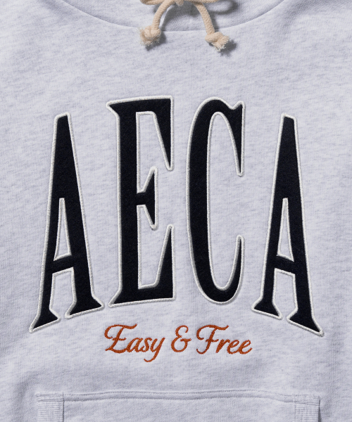 AECA（エイカ）の「AECA SYMBOL FELT HOODIE-LIGHT GREY（パーカー・レディース・その他・SMALL/MEDIUM/LARGE/X-LARGE）」の2枚目の写真