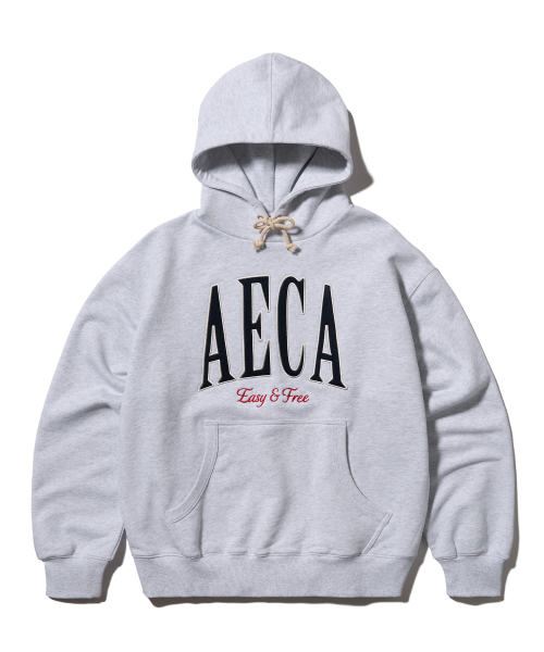 AECA（エイカ）の「AECA SYMBOL FELT HOODIE-LIGHT GREY（パーカー・レディース・その他・SMALL/MEDIUM/LARGE/X-LARGE）」の3枚目の写真