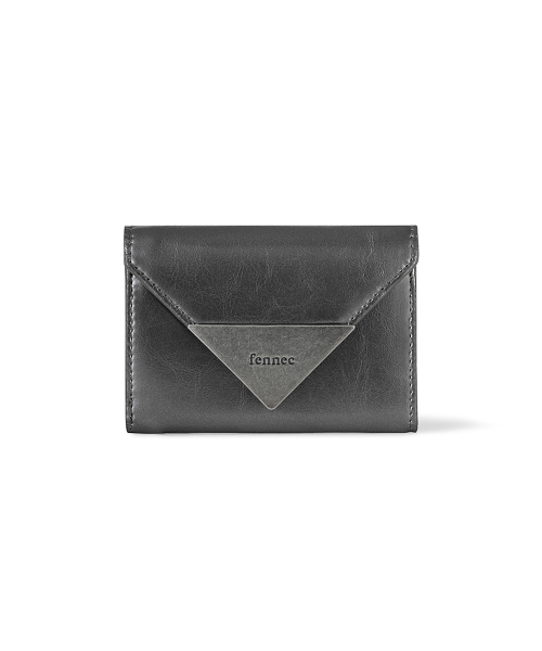 FENNEC（フェネック）の「MATT TRIANGLE WALLET - METAL GREY（札入れ/マネークリップ・レディース・その他・FREE）」の2枚目の写真