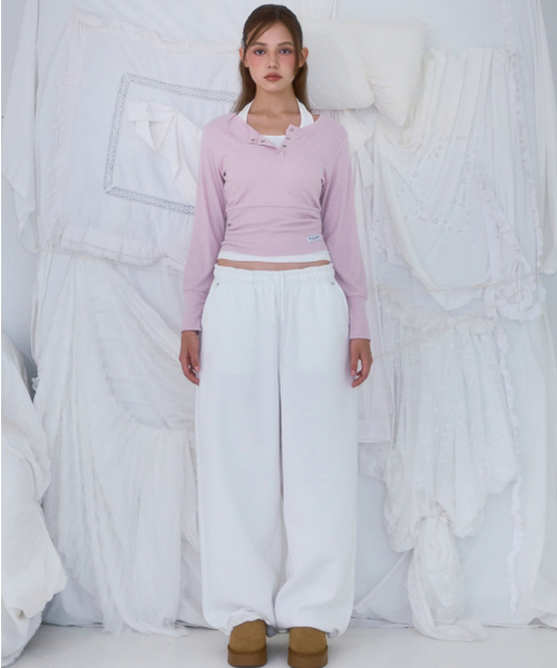 ROSEFRANTZ（ロゼフランツ）の「Back Point 2Way Sweatpants [Ivory]（その他パンツ・レディース・アイボリー・OS）」の2枚目の写真