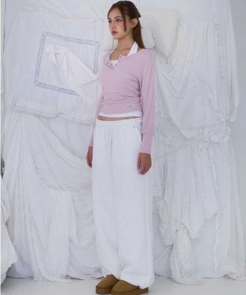 ROSEFRANTZ（ロゼフランツ）の「Back Point 2Way Sweatpants [Ivory]（その他パンツ・レディース・アイボリー・OS）」の3枚目の写真