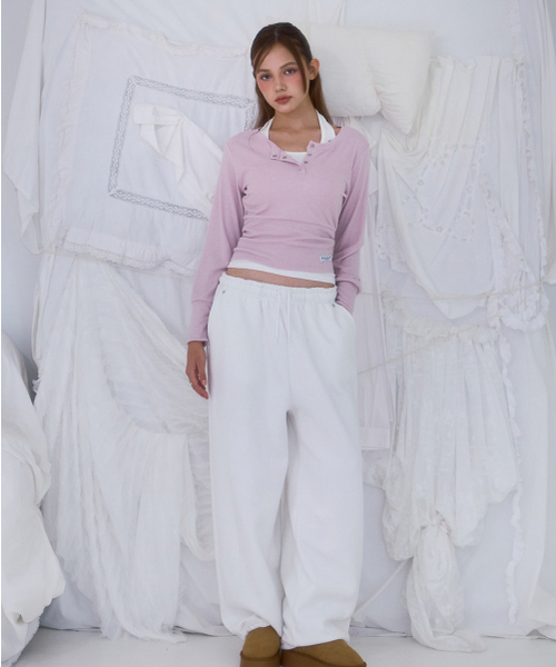 ROSEFRANTZ（ロゼフランツ）の「Back Point 2Way Sweatpants [Ivory]（その他パンツ・レディース・アイボリー・OS）」の4枚目の写真