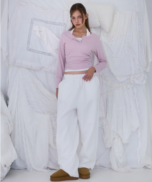 ROSEFRANTZ（ロゼフランツ）の「Back Point 2Way Sweatpants [Ivory]（その他パンツ・レディース・アイボリー・OS）」の6枚目の写真