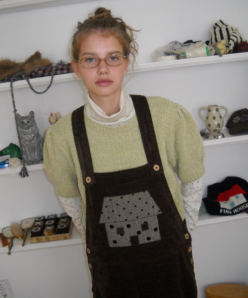FUN FROM FUN(ファンフロムファン)の「Cozy Home Overall, Brown(サロペット/オーバーオール・レディース・その他・OS)」の2枚目の写真