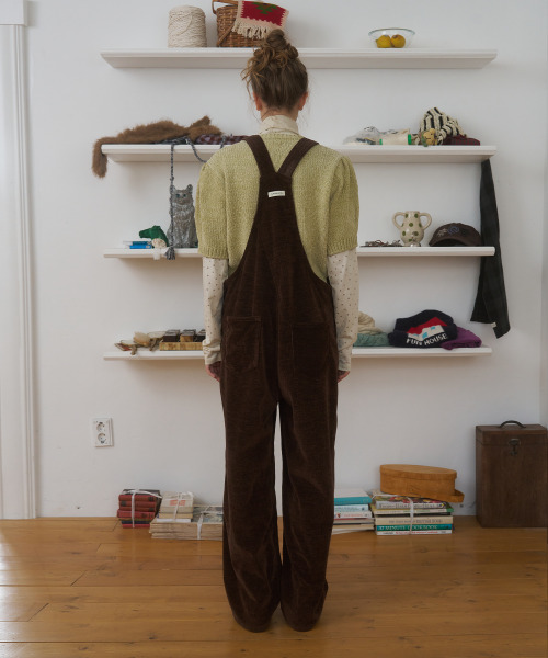FUN FROM FUN(ファンフロムファン)の「Cozy Home Overall, Brown(サロペット/オーバーオール・レディース・その他・OS)」の4枚目の写真