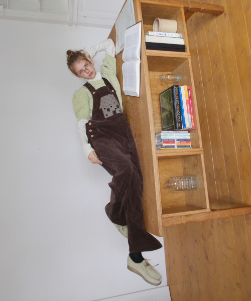 FUN FROM FUN(ファンフロムファン)の「Cozy Home Overall, Brown(サロペット/オーバーオール・レディース・その他・OS)」の6枚目の写真