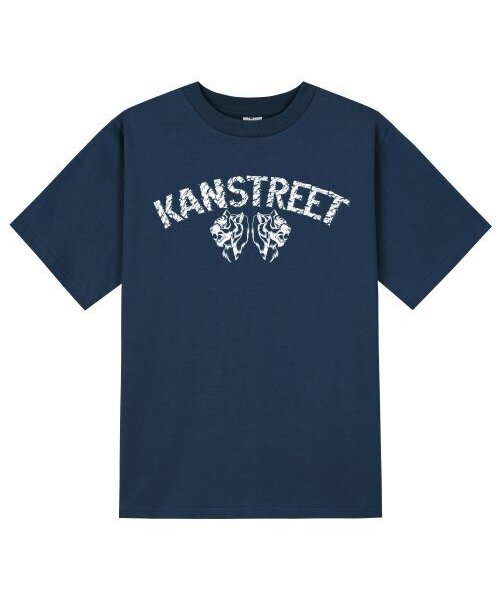 KAN6312(カン6312)の「KTN0172 レタリングタイガー半袖Tシャツ - ネイビー(Tシャツ/カットソー・メンズ・その他・SMALL/MEDIUM/LARGE/X-LARGE)」の1枚目の写真