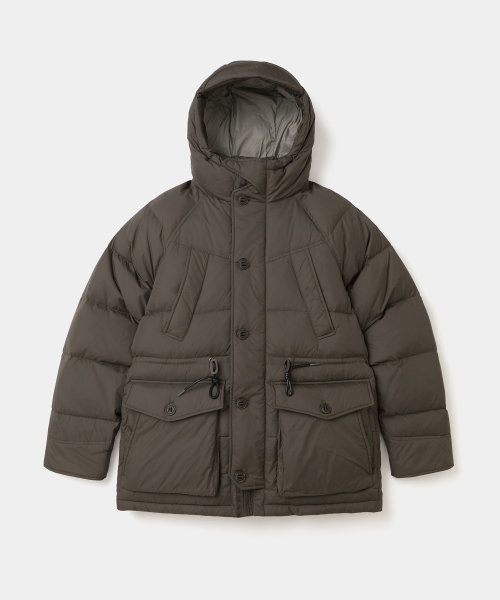 UNIFORM BRIDGE(ユニフォームブリッジ)の「shelter loft down parka brown(ダウンジャケット/コート・メンズ・その他・SMALL/MEDIUM/LARGE/X-LARGE/XX-LARGE)」の1枚目の写真