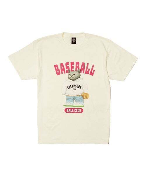 CREAM SODA LAB(クリームソーダラボ)の「ベースボールクラブ 半袖Tシャツ アイボリー(Tシャツ/カットソー・メンズ・その他・LARGE/MEDIUM/X-LARGE/XX-LARGE)」の6枚目の写真