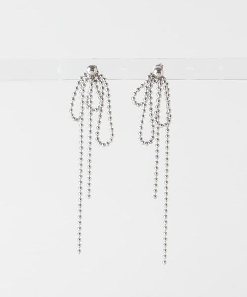 URBAN RESEARCH Sonny Label(アーバンリサーチサニーレーベル)の「ステンレススウィングボールチェーンピアス(ピアス(両耳用)・レディース・ゴールド/シルバー・ONE)」の11枚目の写真