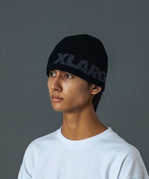 XLARGE(�G�N�X�g�����[�W)��STANDARD LOGO BEANIE(�j�b�g�L���b�v/�r�[�j�[)