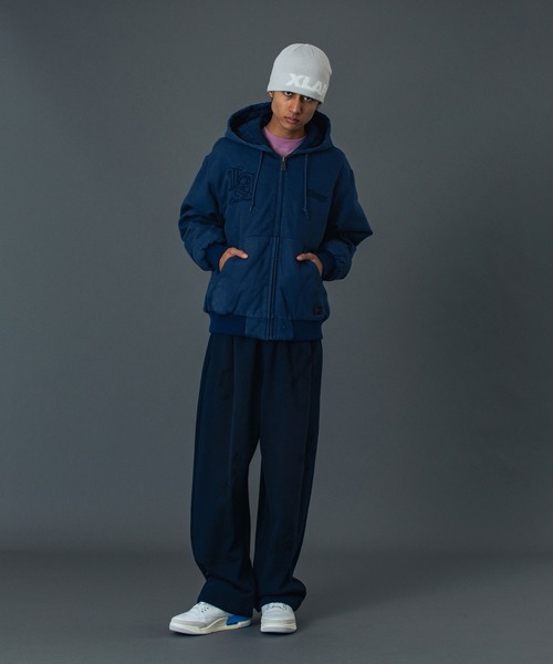 XLARGE（エクストララージ）の「STANDARD LOGO BEANIE（ニットキャップ/ビーニー・メンズ・ブラック/グレー/ピンク/ネイビー・ONE SIZE）」の16枚目の写真