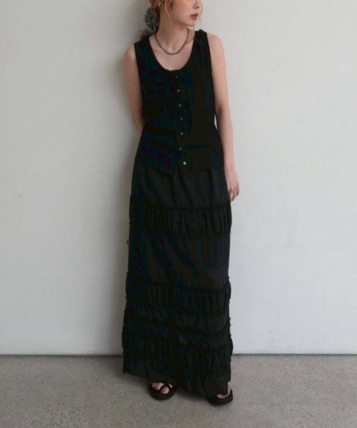 anuke(アンヌーク)の「anuke Color Stone Necklace カラーストーンネックレス/62610912(ネックレス・レディース・アイボリー/ブラック・ONE SIZE)」の10枚目の写真