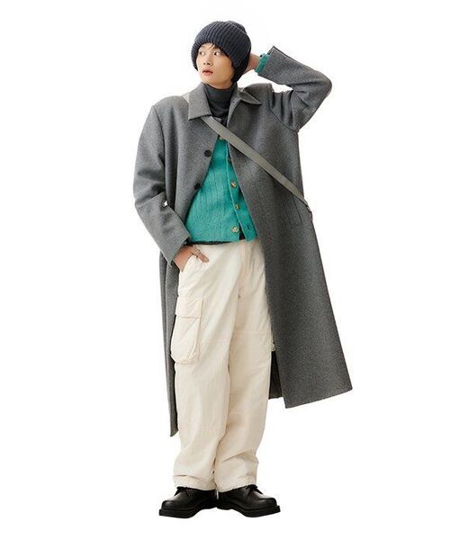 CUSTOMADE(カスタムエイド)の「4.5cm 牛革 チャンキーソール スクエアトゥ ワーカー コリン(CR0064)(ブーツ・レディース・ブラック・23cm/24cm/25cm/26cm/27cm/28cm)」の12枚目の写真