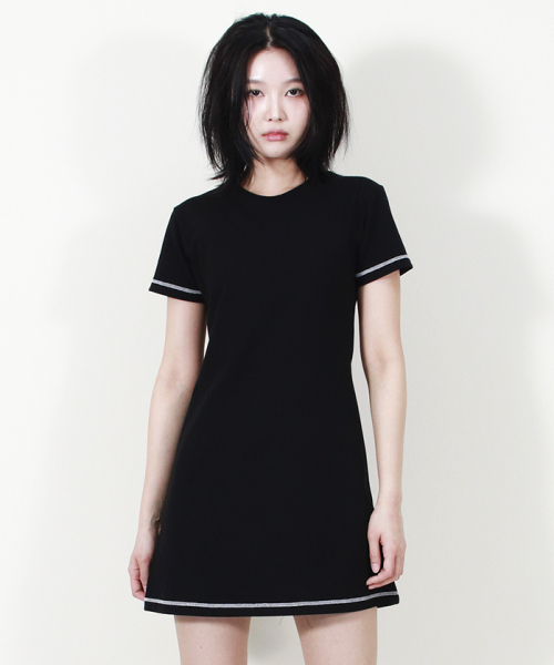 DEMARC(ドゥマーク)の「GIRLY CHIC STITCH MINI DRESS BLACK(ワンピース・レディース・その他・MEDIUM/LARGE)」の2枚目の写真