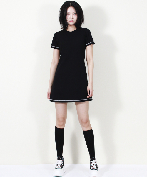 DEMARC(ドゥマーク)の「GIRLY CHIC STITCH MINI DRESS BLACK(ワンピース・レディース・その他・MEDIUM/LARGE)」の10枚目の写真