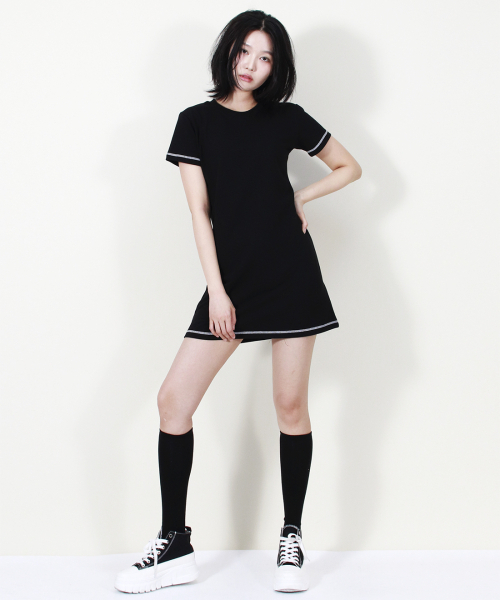 DEMARC(ドゥマーク)の「GIRLY CHIC STITCH MINI DRESS BLACK(ワンピース・レディース・その他・MEDIUM/LARGE)」の13枚目の写真