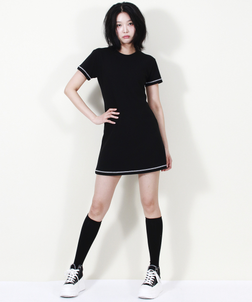 DEMARC(ドゥマーク)の「GIRLY CHIC STITCH MINI DRESS BLACK(ワンピース・レディース・その他・MEDIUM/LARGE)」の15枚目の写真